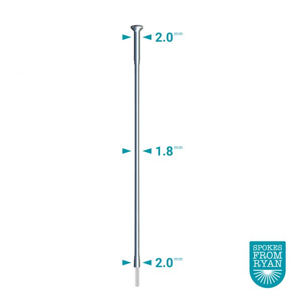 Sapim Race 14g Straight Pull Silver Spokes