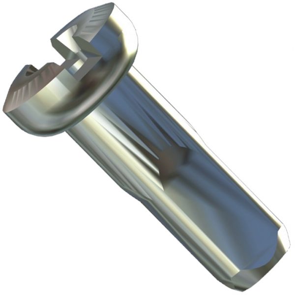 Sapim 14g Alloy Polyax Silver Nipples - Image 2
