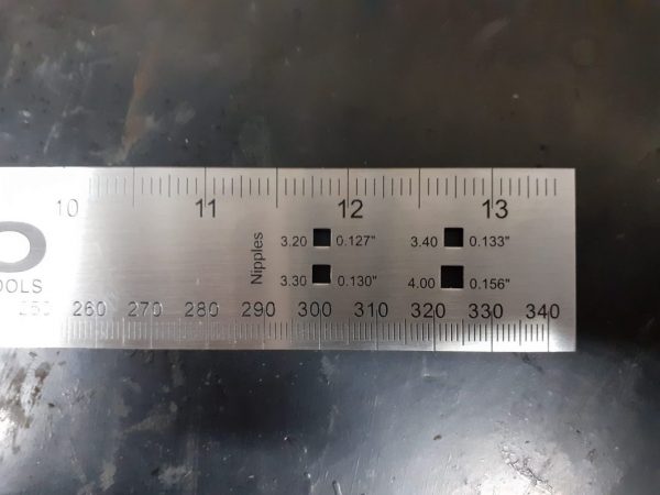 Cyclo Stainless Steel Spoke Ruler - Image 3