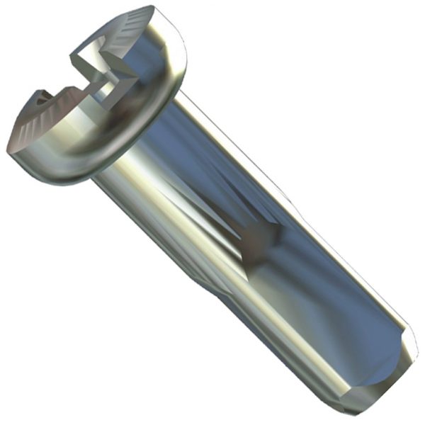 Sapim Brass Polyax 15g Silver Nipples